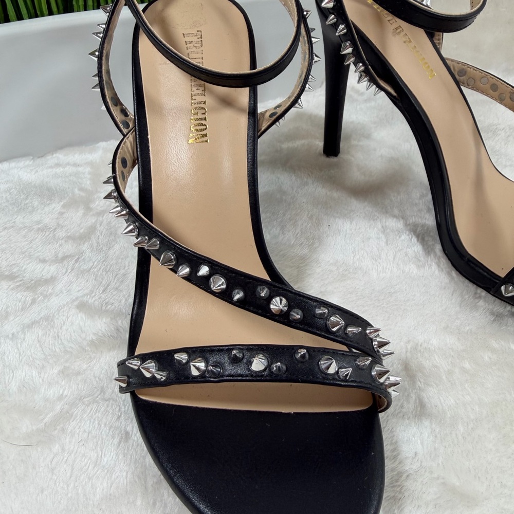 True Religion Black Studded Heels - Picture 6 of 8